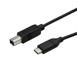 USB-C till USB-B-skrivarkabel - M/M - 3 m - USB 2.0