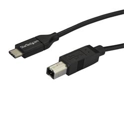 USB-C till USB-B-kabel - M/M - 2 m - USB 2.0