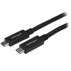 USB 3.0-kabel C Hane>Hane, Power Delivery (3 A), 2 meter