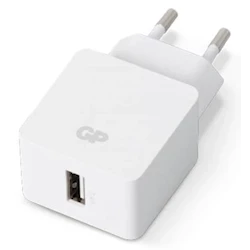 GP väggladdare WA23, USB A-port, 12 Watt / 2.4 Ampere